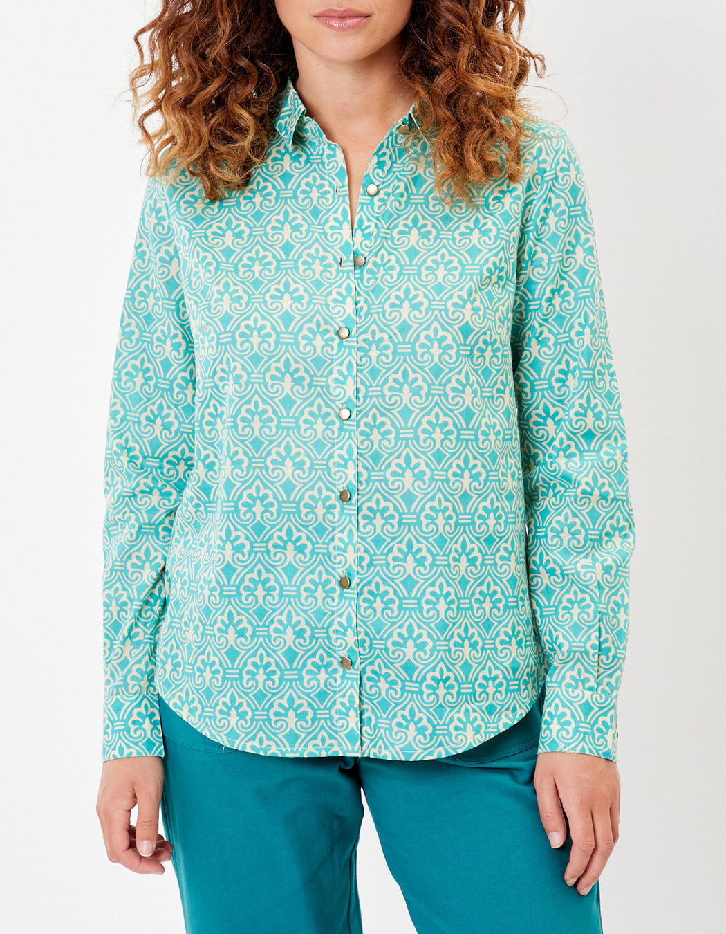 Chemise droite voile de coton bio FEBINY