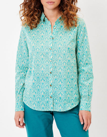 Chemise droite voile de coton bio FEBINY