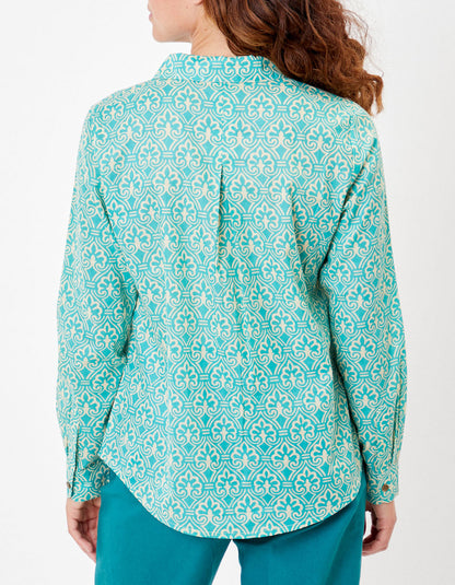 Chemise droite voile de coton bio FEBINY