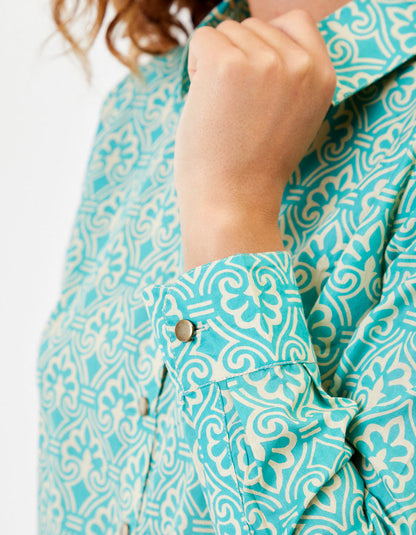 Chemise droite voile de coton bio FEBINY