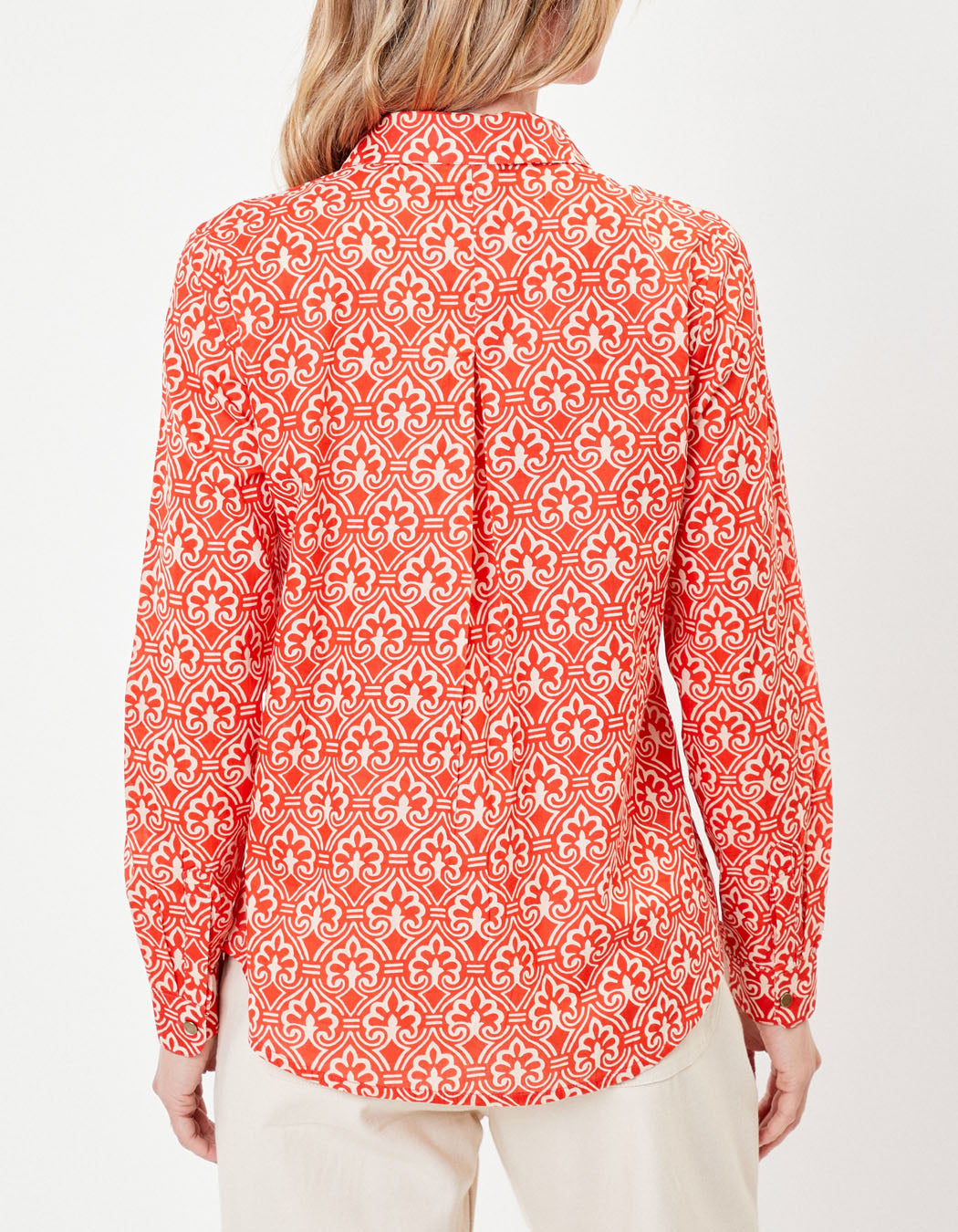 Chemise droite voile de coton bio FEBINY