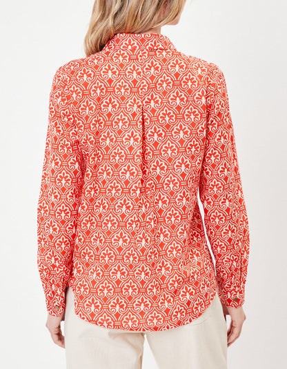 Chemise droite voile de coton bio FEBINY