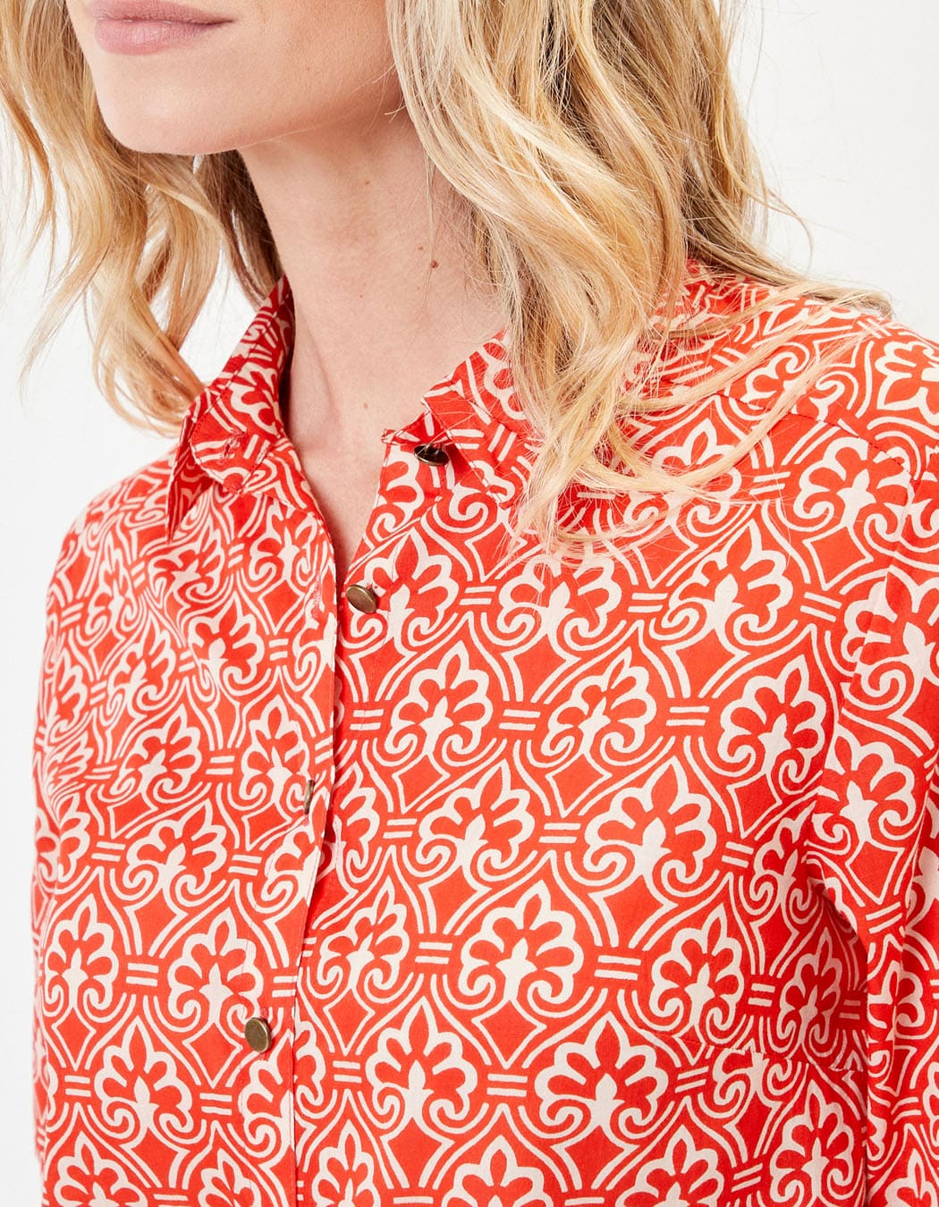 Chemise droite voile de coton bio FEBINY