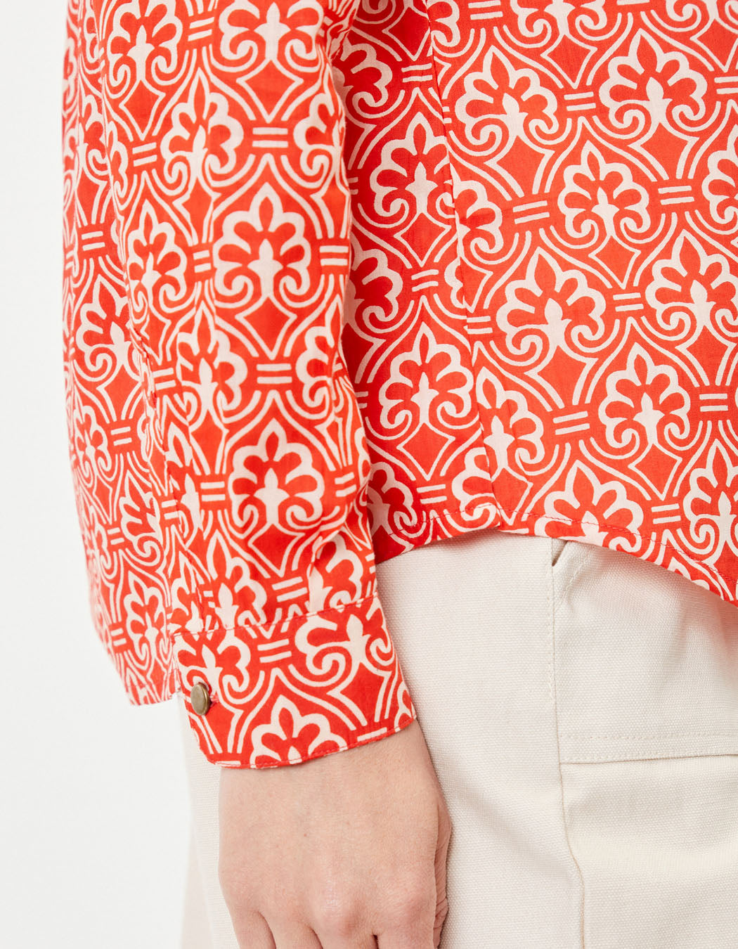 Chemise droite voile de coton bio FEBINY