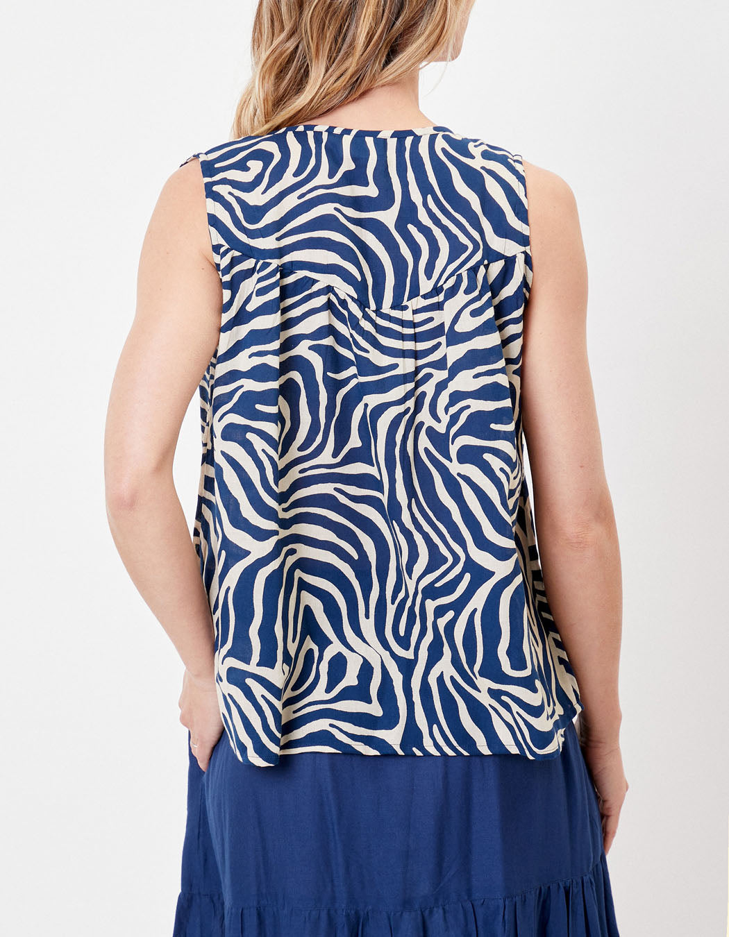 Débardeur ample coton bio EYRI PRINT
