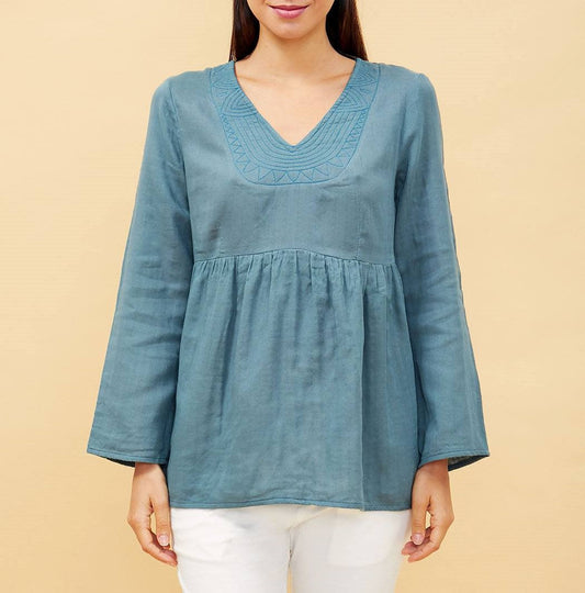 Tunique gaze de coton bio Golma