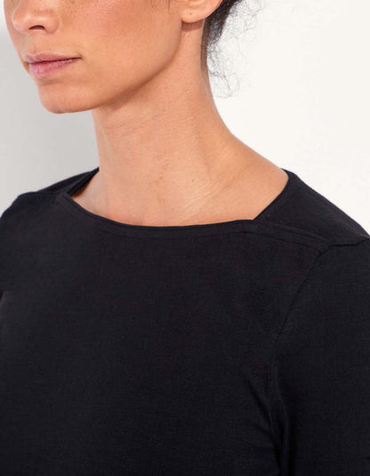 T-shirt coton bio col bateau GONDA