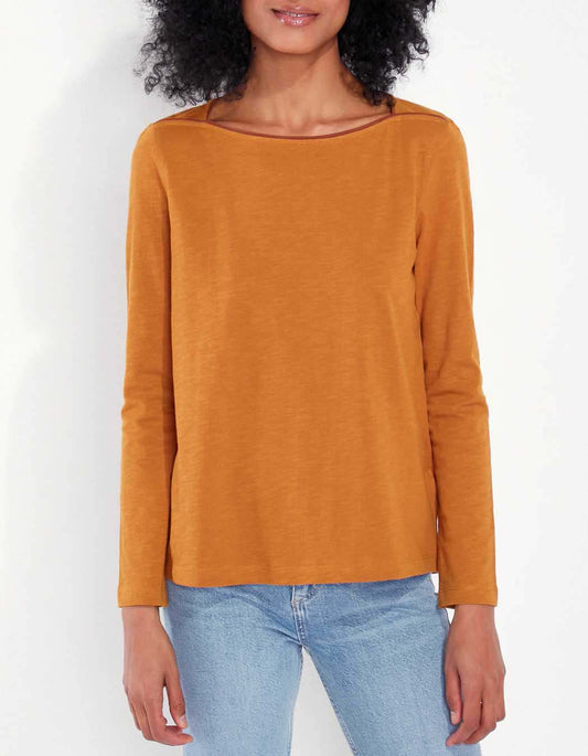 T-shirt coton bio col bateau GONDA
