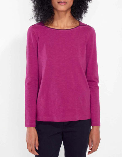 T-shirt coton bio col bateau GONDA