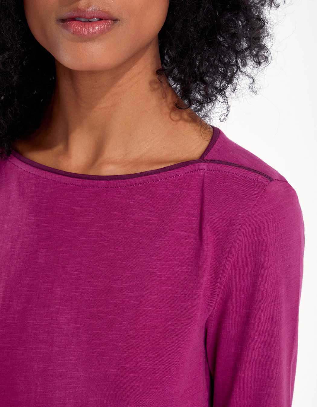 T-shirt coton bio col bateau GONDA