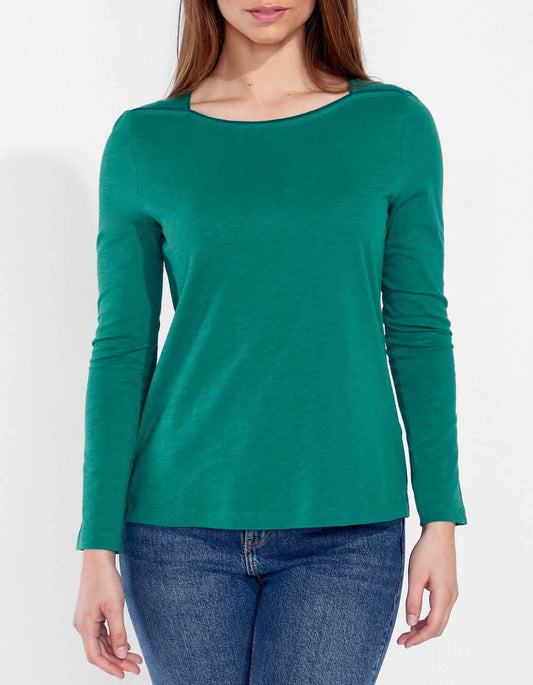 T-shirt coton bio col bateau GONDA