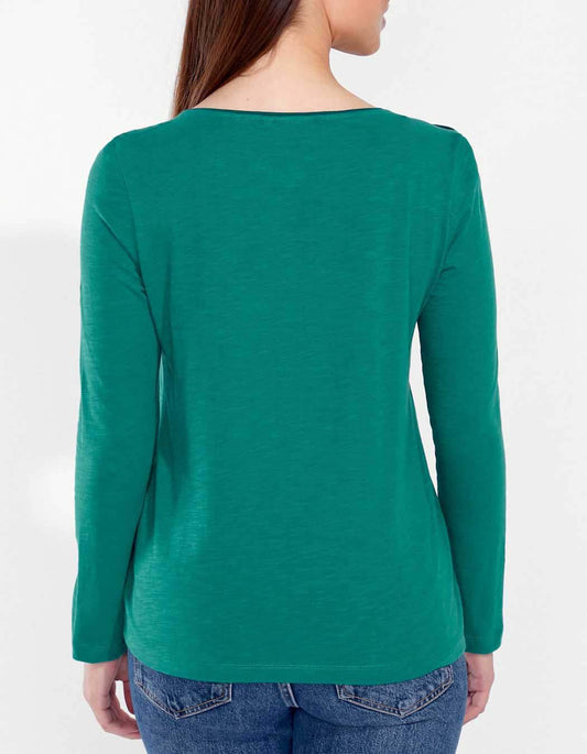 T-shirt coton bio col bateau GONDA