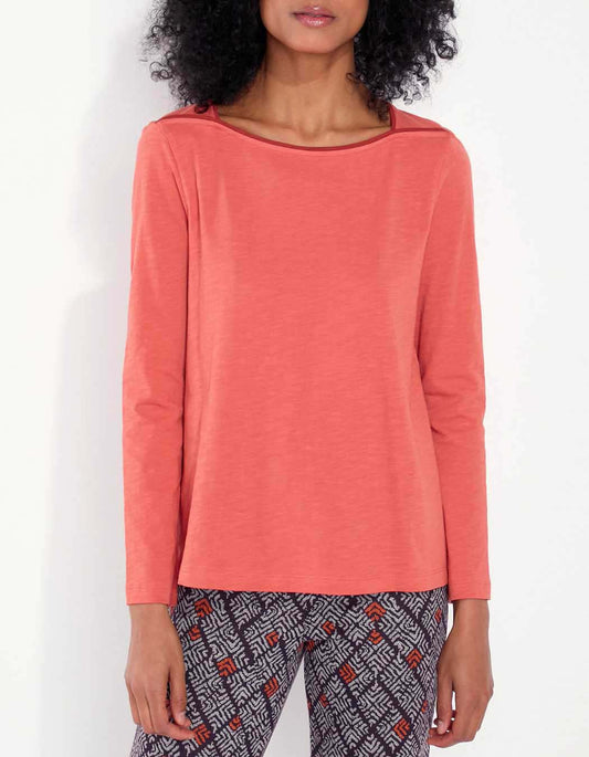 T-shirt coton bio col bateau GONDA