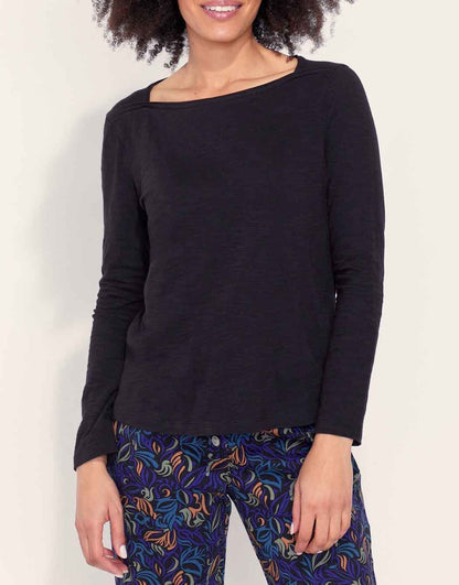 T-shirt coton bio col bateau GONDA