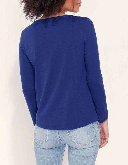 T-shirt coton bio col bateau GONDA
