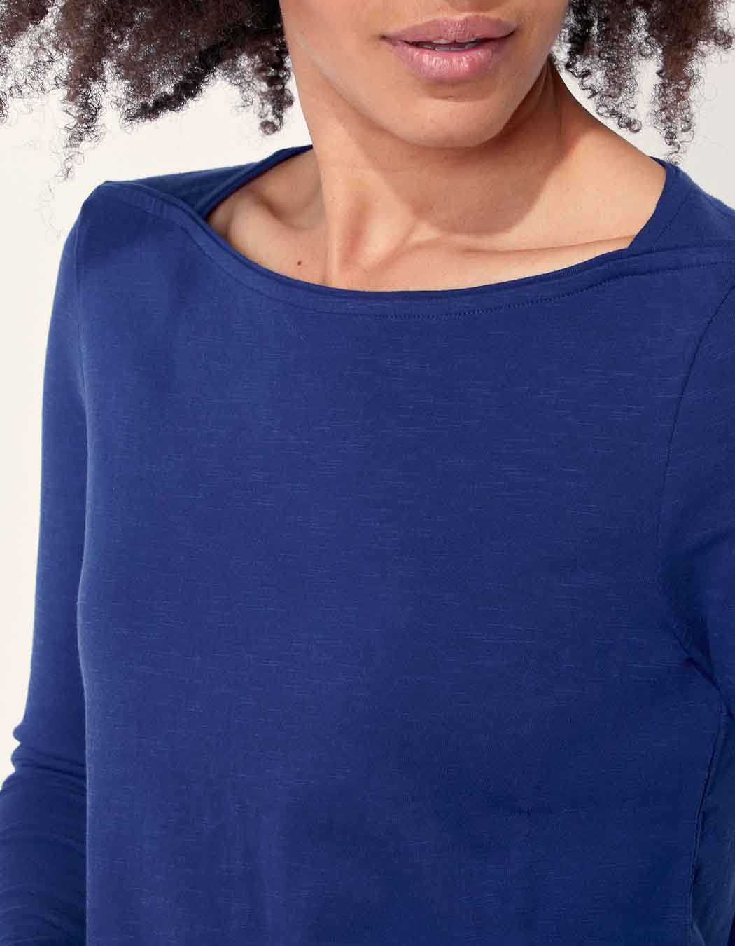 T-shirt coton bio col bateau GONDA