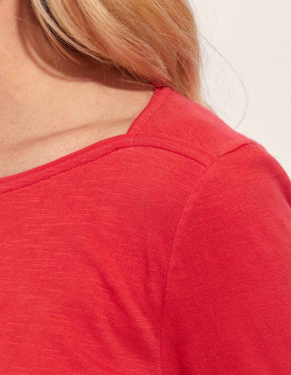T-shirt coton bio col bateau GONDA