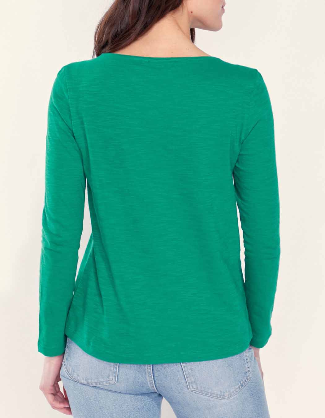 T-shirt coton bio col bateau GONDA