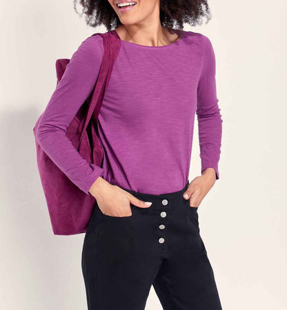 T-shirt coton bio col bateau GONDA