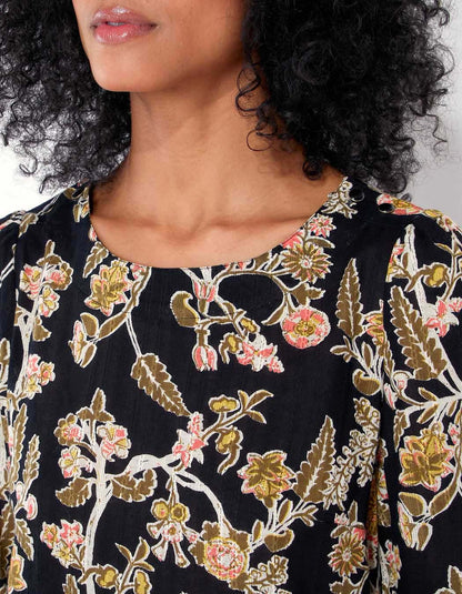 Blouse coton bio imprimée HARDOI
