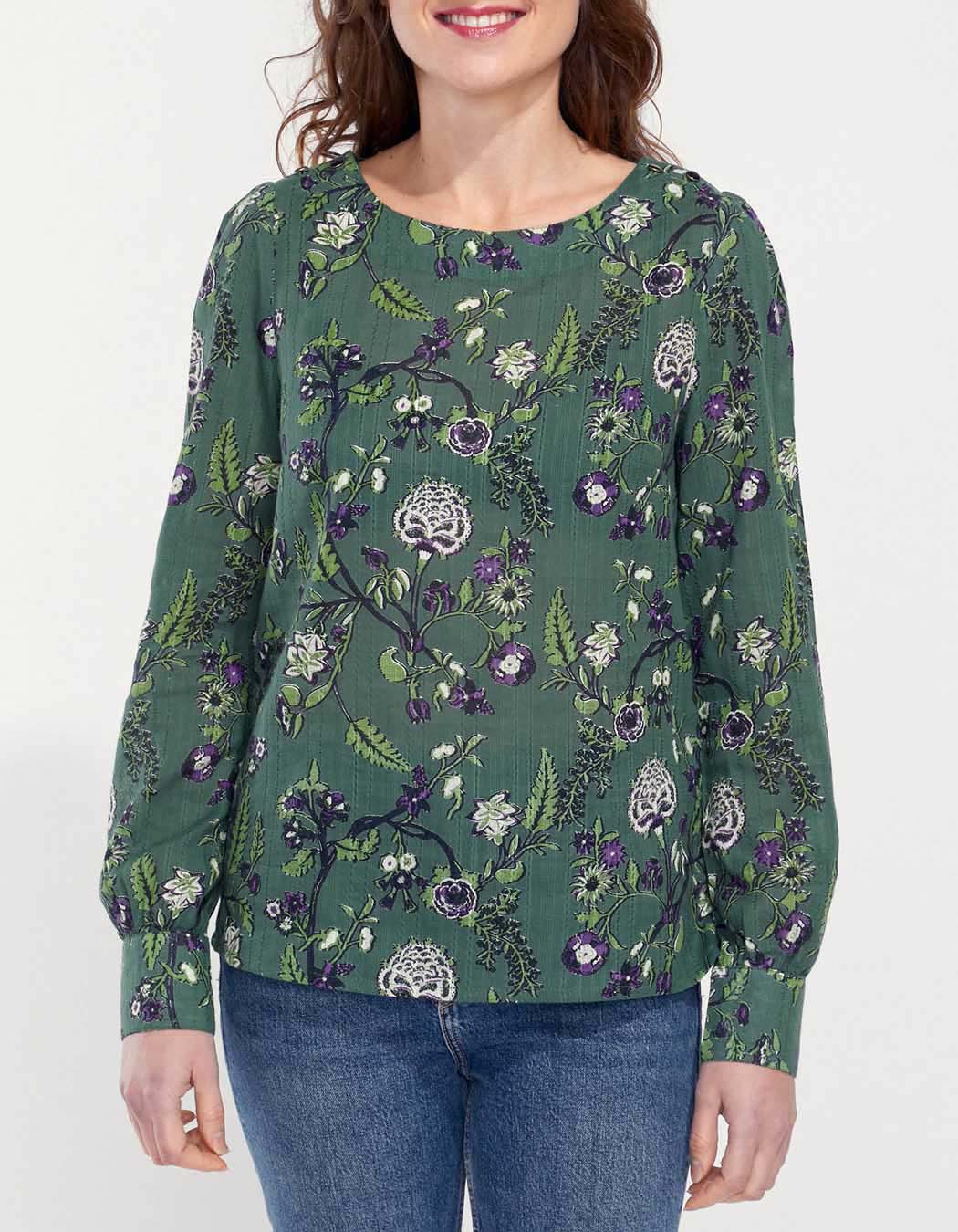 Blouse coton bio imprimée HARDOI