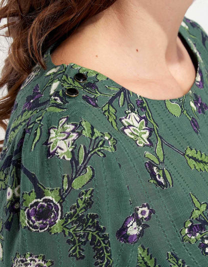 Blouse coton bio imprimée HARDOI
