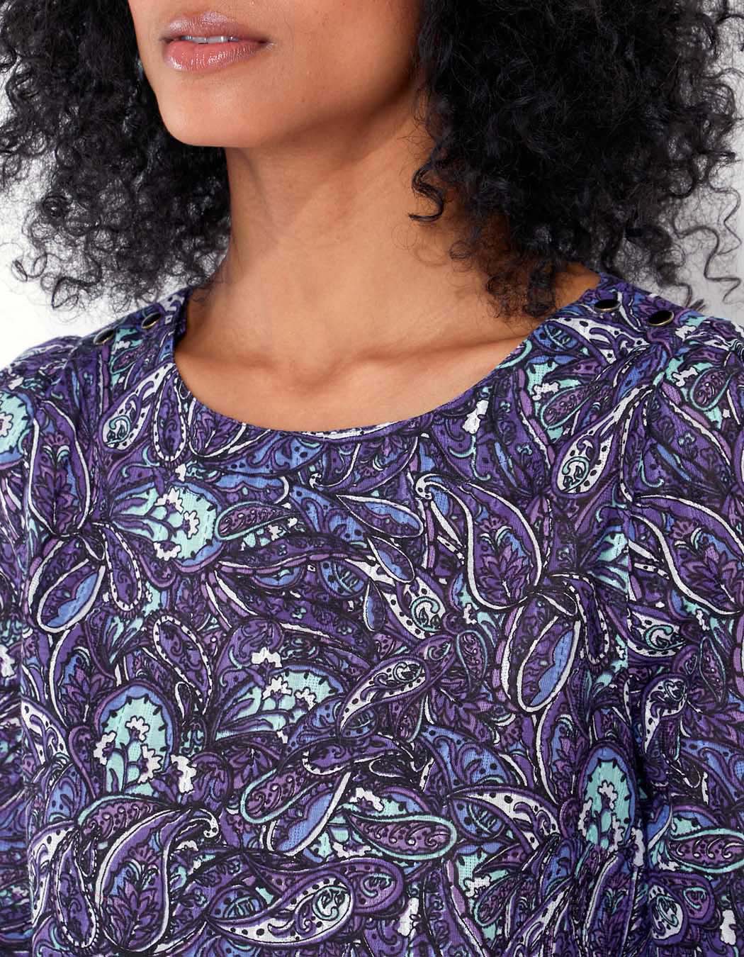Blouse coton bio imprimée HARDOI