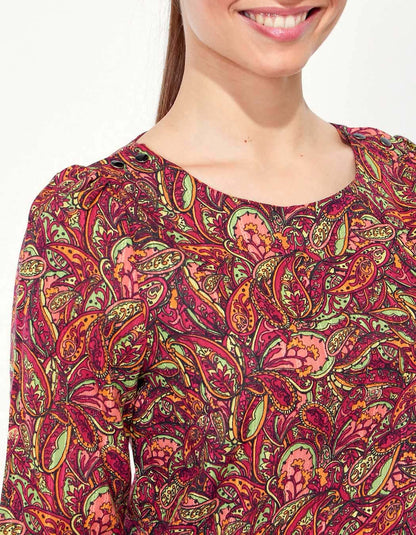 Blouse coton bio imprimée HARDOI