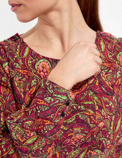 Blouse coton bio imprimée HARDOI