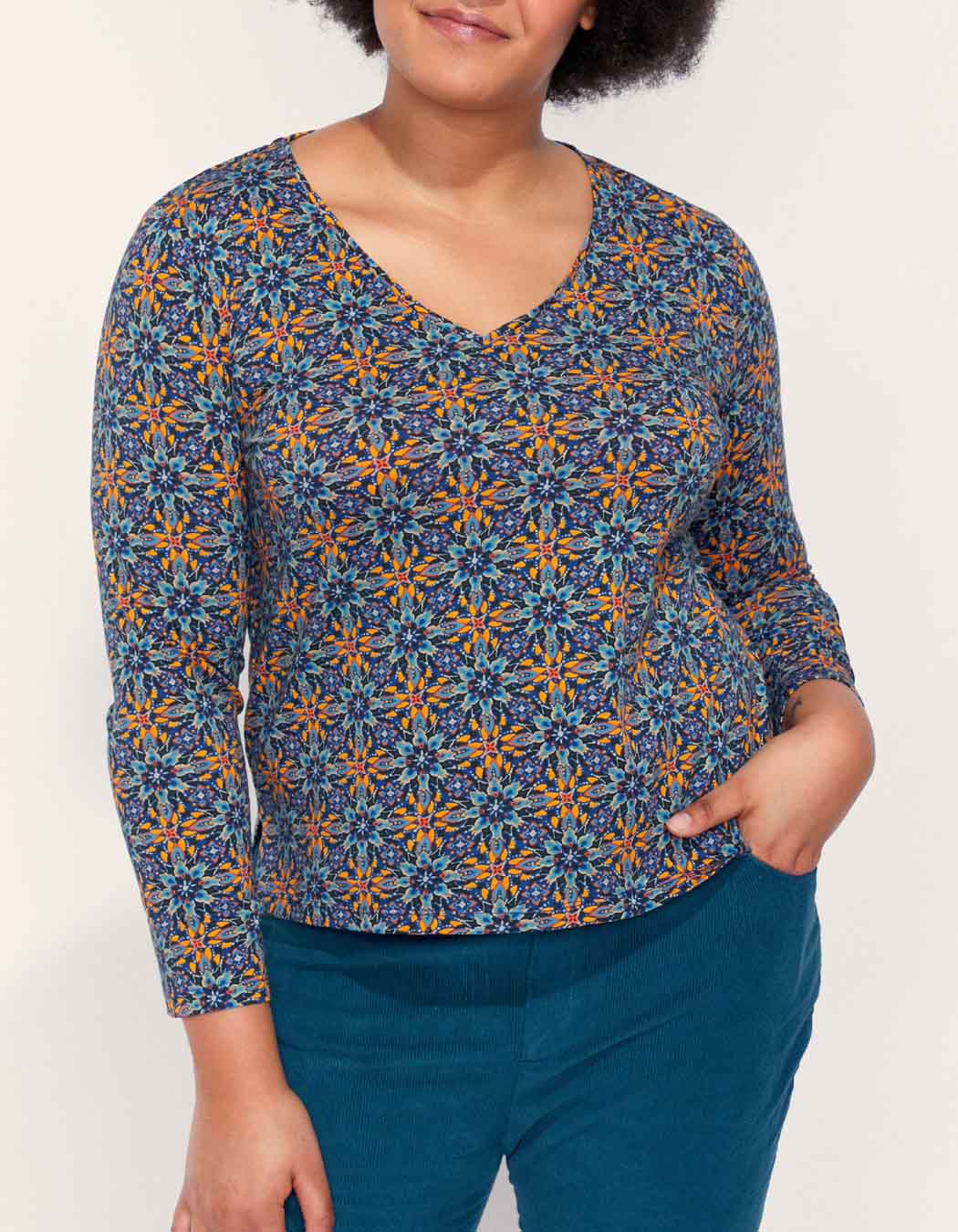 T-shirt coton bio imprimé TAMIR