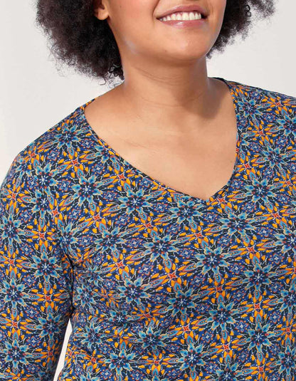 T-shirt coton bio imprimé TAMIR
