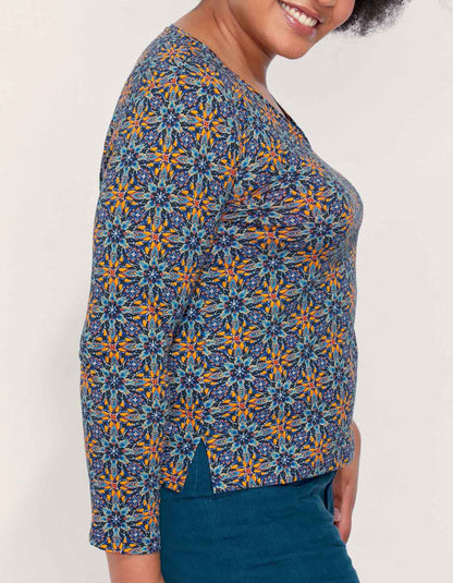 T-shirt coton bio imprimé TAMIR