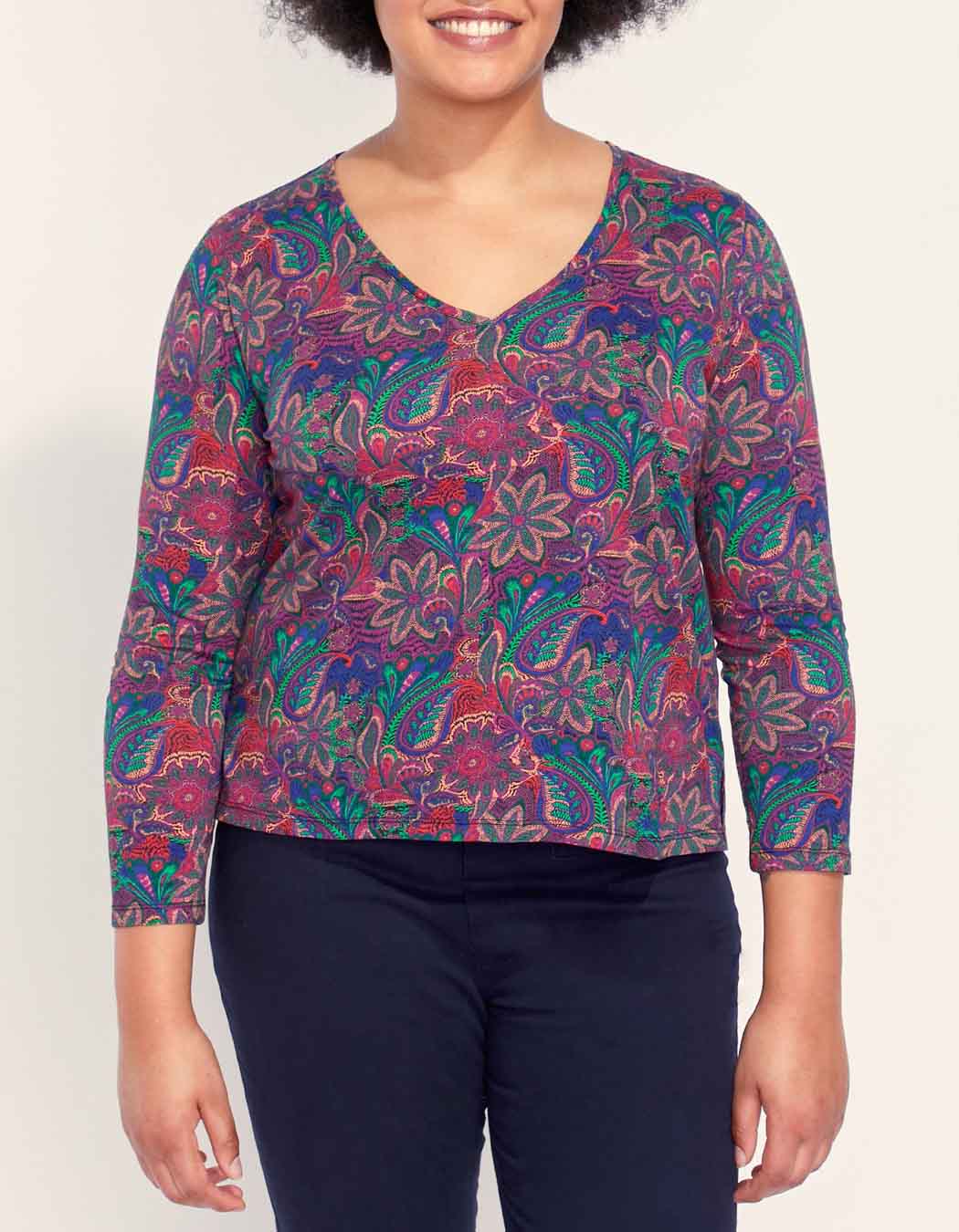 T-shirt coton bio imprimé TAMIR