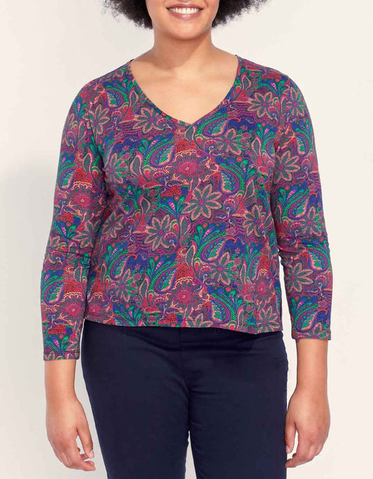 T-shirt coton bio imprimé TAMIR