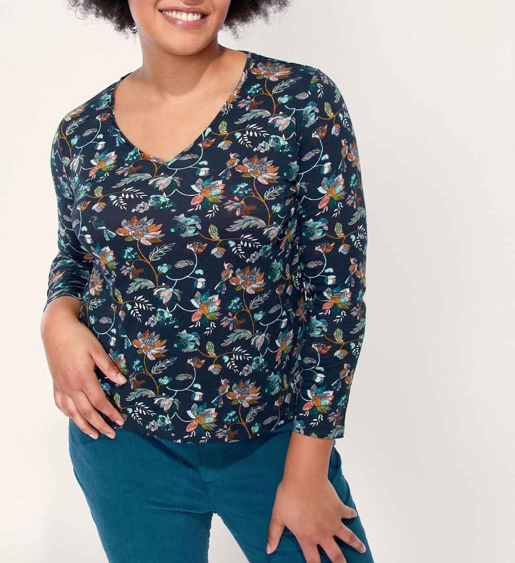 T-shirt coton bio imprimé TAMIR