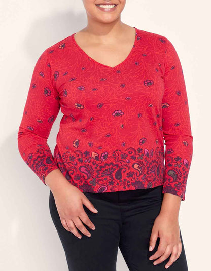 T-shirt coton bio imprimé TAMIR