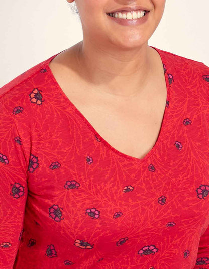 T-shirt coton bio imprimé TAMIR