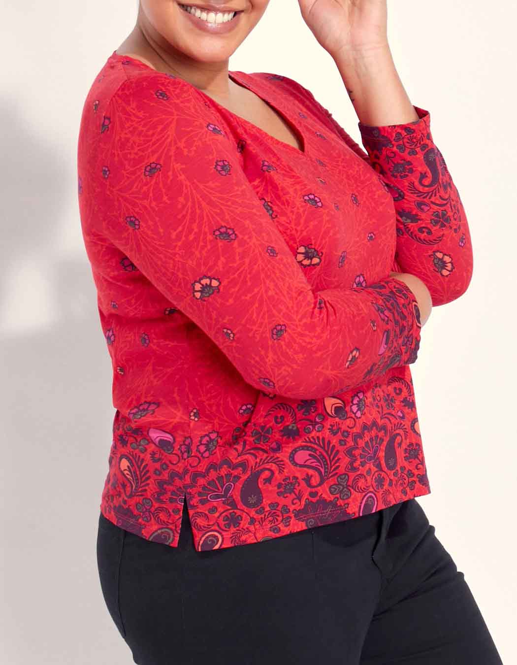 T-shirt coton bio imprimé TAMIR