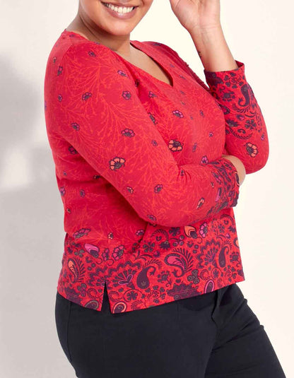 T-shirt coton bio imprimé TAMIR