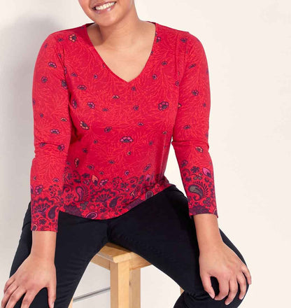 T-shirt coton bio imprimé TAMIR