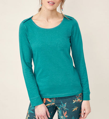 T-shirt coton bio manches longues JETSAN