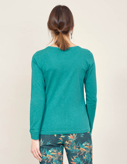 T-shirt coton bio manches longues JETSAN