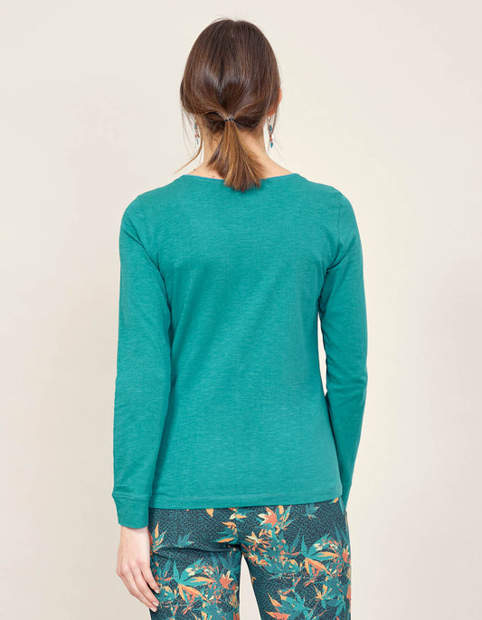 T-shirt coton bio manches longues JETSAN