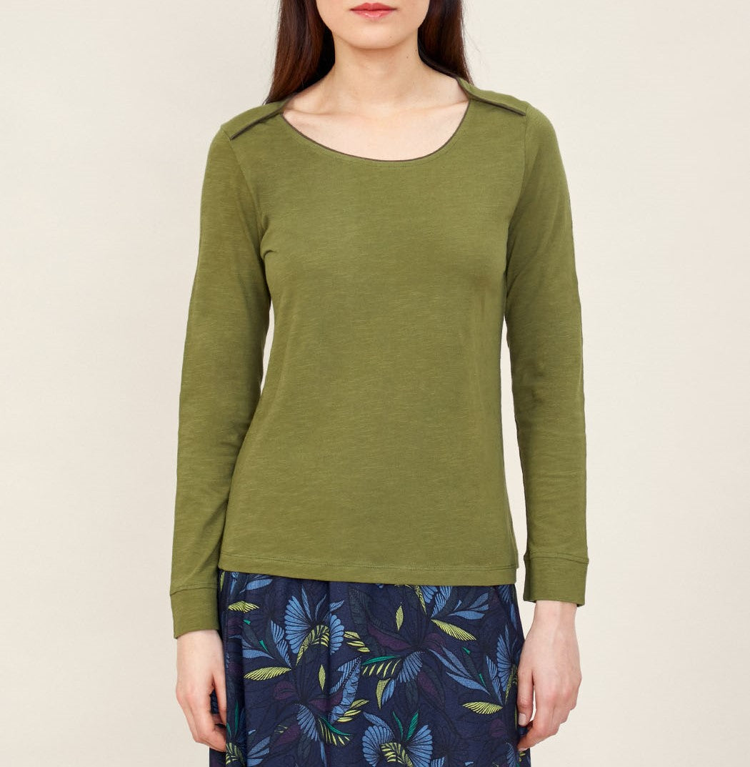 T-shirt coton bio manches longues JETSAN