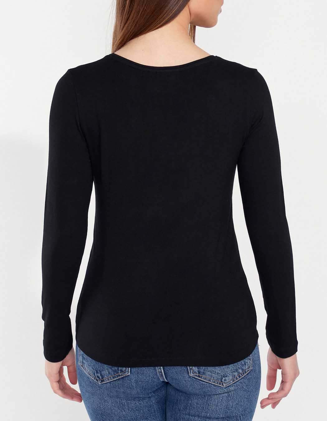T-shirt fluide col V JAIPUR
