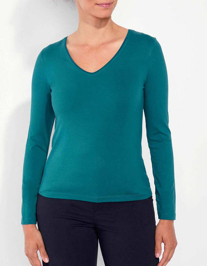 T-shirt fluide col V JAIPUR