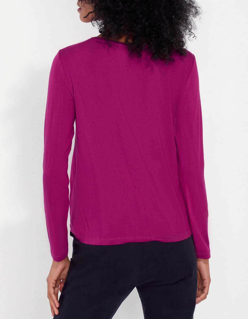 T-shirt fluide col V JAIPUR