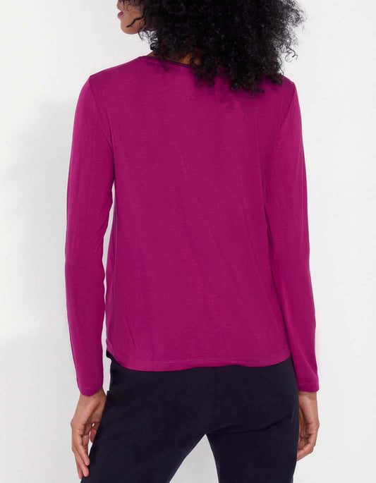 T-shirt fluide col V JAIPUR