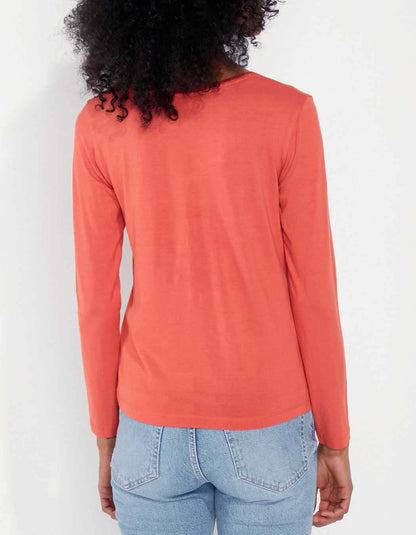 T-shirt fluide col V JAIPUR