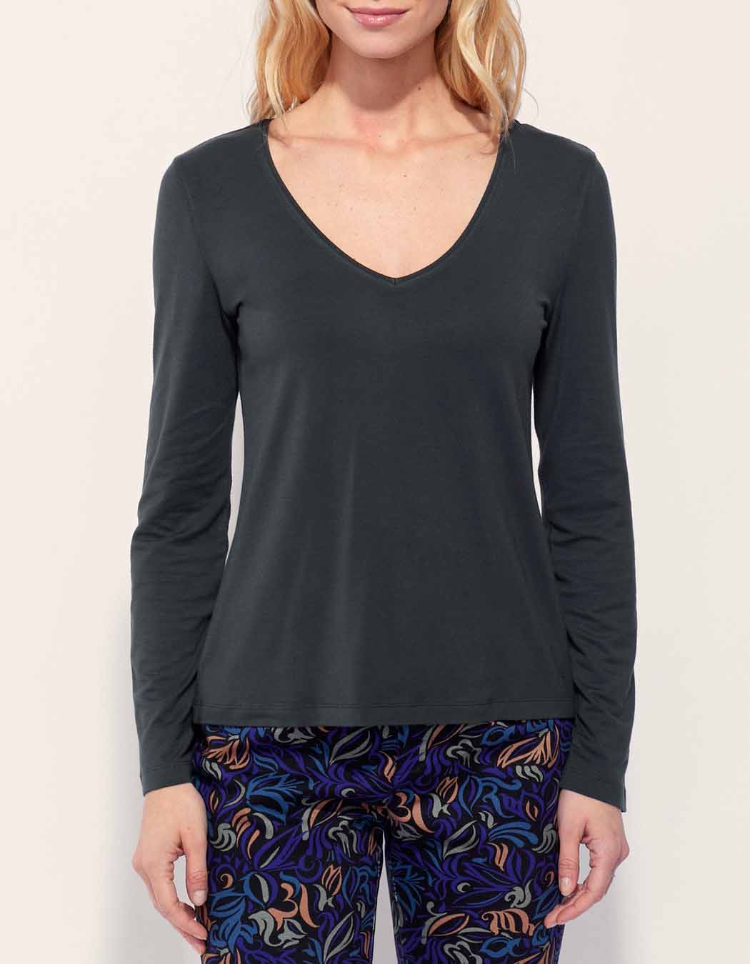 T-shirt fluide col v JAIPUR